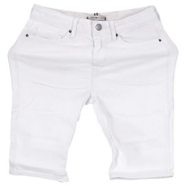 Tommy Hilfiger Shorts jeans feminino Venice Slim Fit Branco