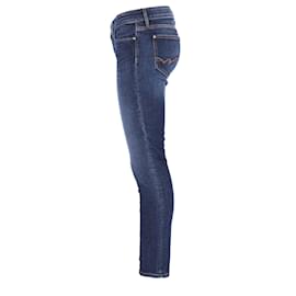 Tommy Hilfiger-Jeans feminino Milan Heritage Slim Fit desbotado-Azul