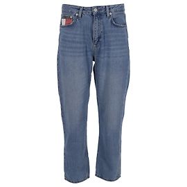Tommy Hilfiger Jeans dritti a vita alta Harper da donna Blu Blu chiaro