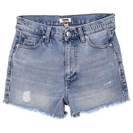 Tommy Hilfiger Shorts vaqueros de puro algodón para mujer Azul