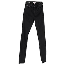 Tommy Hilfiger-Skinny-Santana-Jeans mit hohem Bund für Damen-Schwarz