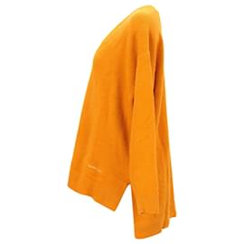Tommy Hilfiger-Damen-Pullover mit entspannter Passform-Gelb