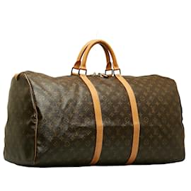 Louis Vuitton-Monogramme Keepall 60 M41422-Marron