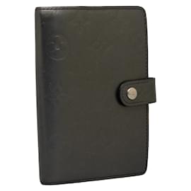 Louis Vuitton-Louis Vuitton Monogram Matte Agenda PM Notizbuchhülle aus Leder R20935 in guter Kondition-Schwarz