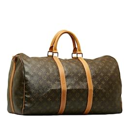 Louis Vuitton-Monogramme Keepall 50 M41416-Marron