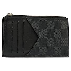 Louis Vuitton-Damier Graphite Card Holder  N64038-Black