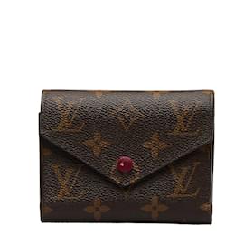 Louis Vuitton-Monogram Portefeuille Victorine Trifold Wallet M41938-Marron