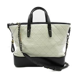 Chanel-Gabrielle bolso de compras A91876-Blanco