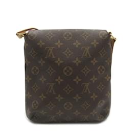 Louis Vuitton-Monograma Musette Salsa Alça Curta M51258-Marrom