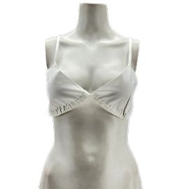 Autre Marque Non Signé / Unsigned lingerie T.  Polyester White