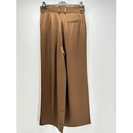 Autre Marque-LILYSILK  Trousers T.fr 36 silk-Brown