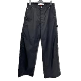 Off White-OFF-WHITE Pantalone T.Internazionale L Poliestere-Nero