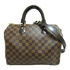 Louis Vuitton-Damier Ebene Speedy 30 N41367-Brown