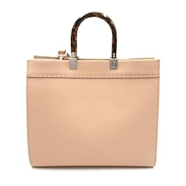 Fendi-Sunshine Logo Tote Bag  8BH386-Pink