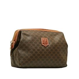 Céline-Macadam Clutch Bag-Brown