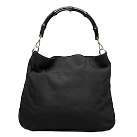 Gucci-Bamboo Tote Bag 001 1577-Black