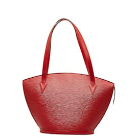 Louis Vuitton-Louis Vuitton Epi  Saint Jacques Long Strap Leather Shoulder Bag M52267 in Fair condition-Red
