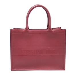 Dior-Logo Book Tote Bag-Pink