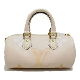 Louis Vuitton-Louis Vuitton Monograma Gigante Empreinte 'By The Pool' Papillon BB Bolsa Crossbody de Couro M45708 em boa condição-Rosa