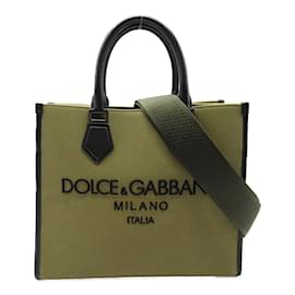 Dolce & Gabbana-Borsa Shopping Edge BM2012-Verde