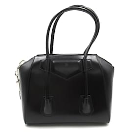 Givenchy-Antigona Leather Handle Bag BB50HZB00D001-Black
