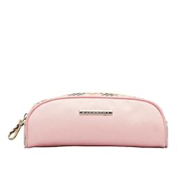 Burberry-Pochette cosmétique en toile-Rose