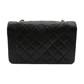 Chanel-Diana Flap Umhängetasche-Schwarz