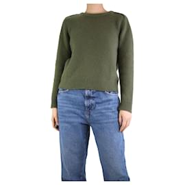 Autre Marque-Green cashmere jumper - size S-Green