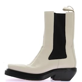 Bottega Veneta-BOTTEGA VENETA  Ankle boots T.eu 39 leather-White