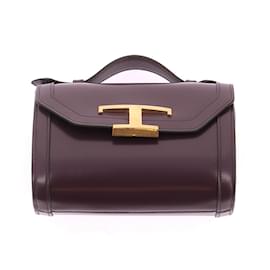 Tod's-TOD'S  Handbags T.  leather-Purple