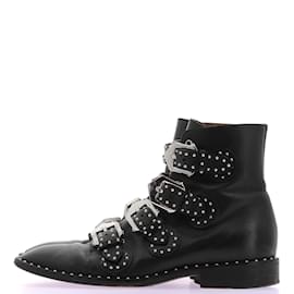 Givenchy-Bottines GIVENCHY T.UE 38 Cuir-Noir