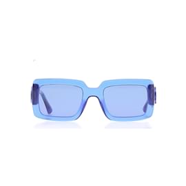 Longchamp-LONGCHAMP Lunettes de soleil T.  plastique-Bleu