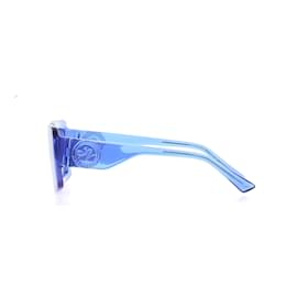 Longchamp-LONGCHAMP Lunettes de soleil T.  plastique-Bleu