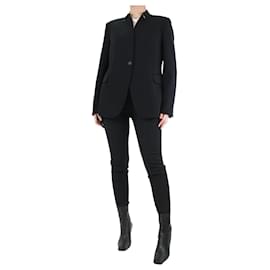 Autre Marque-Max Mara Studio Black single-buttoned blazer - size UK 16-Black
