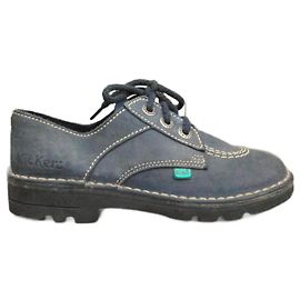 Autre Marque derbies Kickers en cuir bleu clair 35 Bleu clair