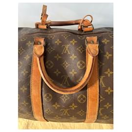 Louis Vuitton-Keepall travel bag 55 Louis Vuitton-Brown