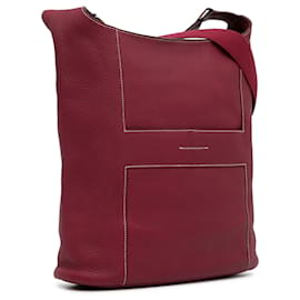 Hermès-Hermes Red Clemence Sac Buenas noticias GM-Roja,Burdeos