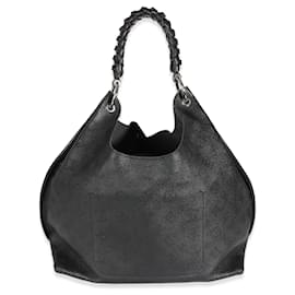 Louis Vuitton-Louis Vuitton Schwarzes Monogramm Mahina Carmel Hobo-Schwarz