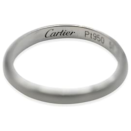 Cartier-cartier 1895 2.5mm Wedding Band in Platinum-Silvery,Metallic