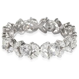 Tiffany & Co-TIFFANY & CO. Victoria-Diamantring aus Platin 1.93 ctw-Silber,Metallisch