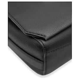 Louis Vuitton-Louis Vuitton Black Grained Calf Leather Aerogram Takeoff Messenger-Black