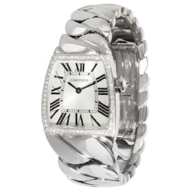 Cartier-Cartier La Dona de Cartier 2895 Unisex Watch In 18kt white gold-Silvery,Metallic