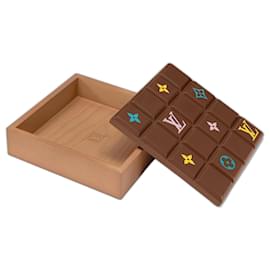 Louis Vuitton-Caixa de Chocolate LV nova-Marrom