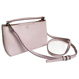 Borsa MCM in pelle rosa Rosa