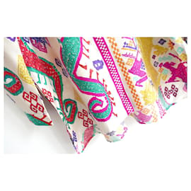 Etro-Etro chemise en soie à imprimé dragon-Multicolore