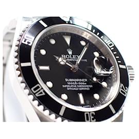 Rolex-ROLEX Submariner Datum 16610 '10 Zufallsserie Herren-Silber