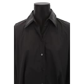 Attico-Robe en coton-Noir