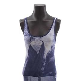 Jean Paul Gaultier-vestido de algodão-Azul