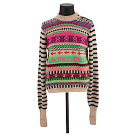 Autre Marque-Maglione di lana-Multicolore