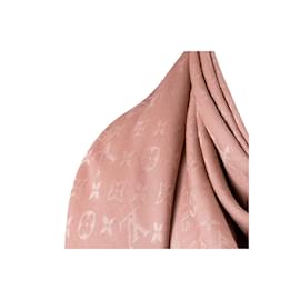 Louis Vuitton-Scialle classico monogramma Louis Vuitton-Rosa